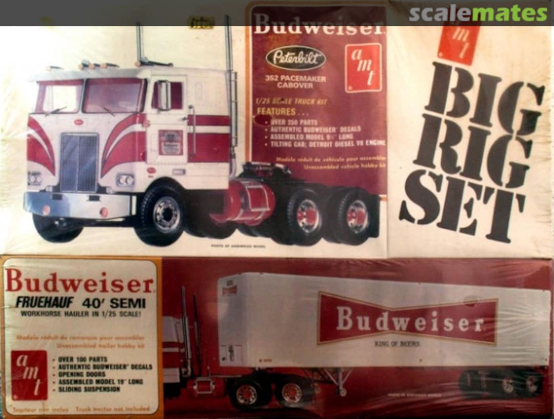 Boxart Peterbilt 352 & 40.ft Trailer G-828 AMT Boxart Peterbilt 352 & 40.ft Trailer G-828 AMT