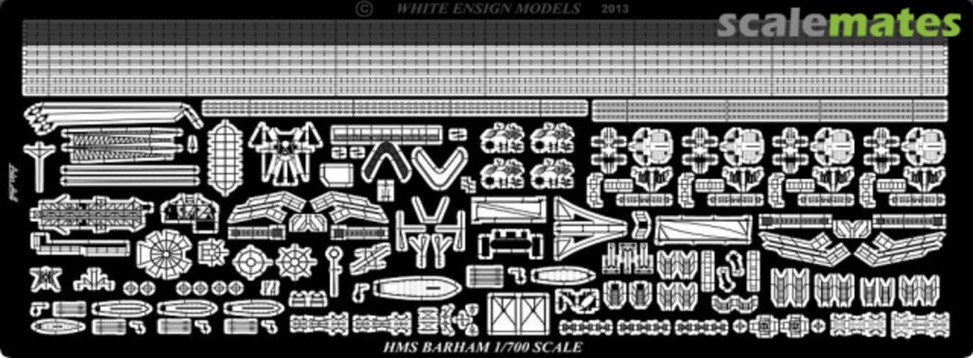 Boxart HMS Barham 1941 Detail-up Set PE 7116 White Ensign Models Boxart HMS Barham 1941 Detail-up Set PE 7116 White Ensign Models
