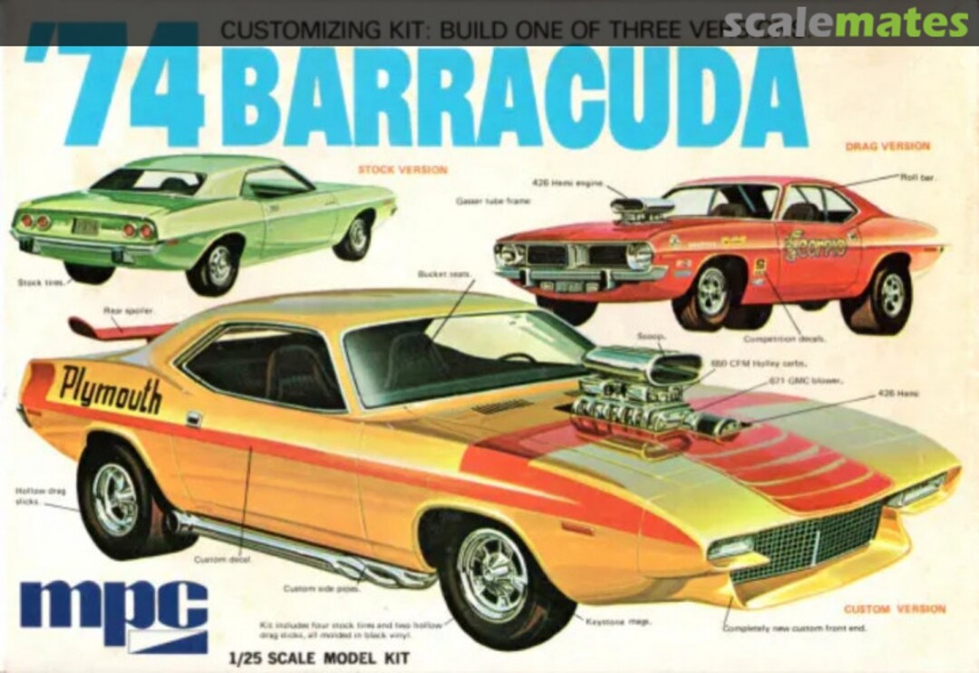 Boxart 74 Barracuda 1-7402-250 MPC Boxart 74 Barracuda 1-7402-250 MPC