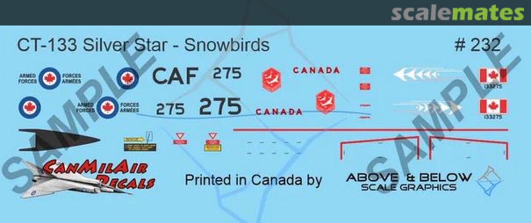 Boxart CT-133 Silver Star 232 Above & Below Graphics