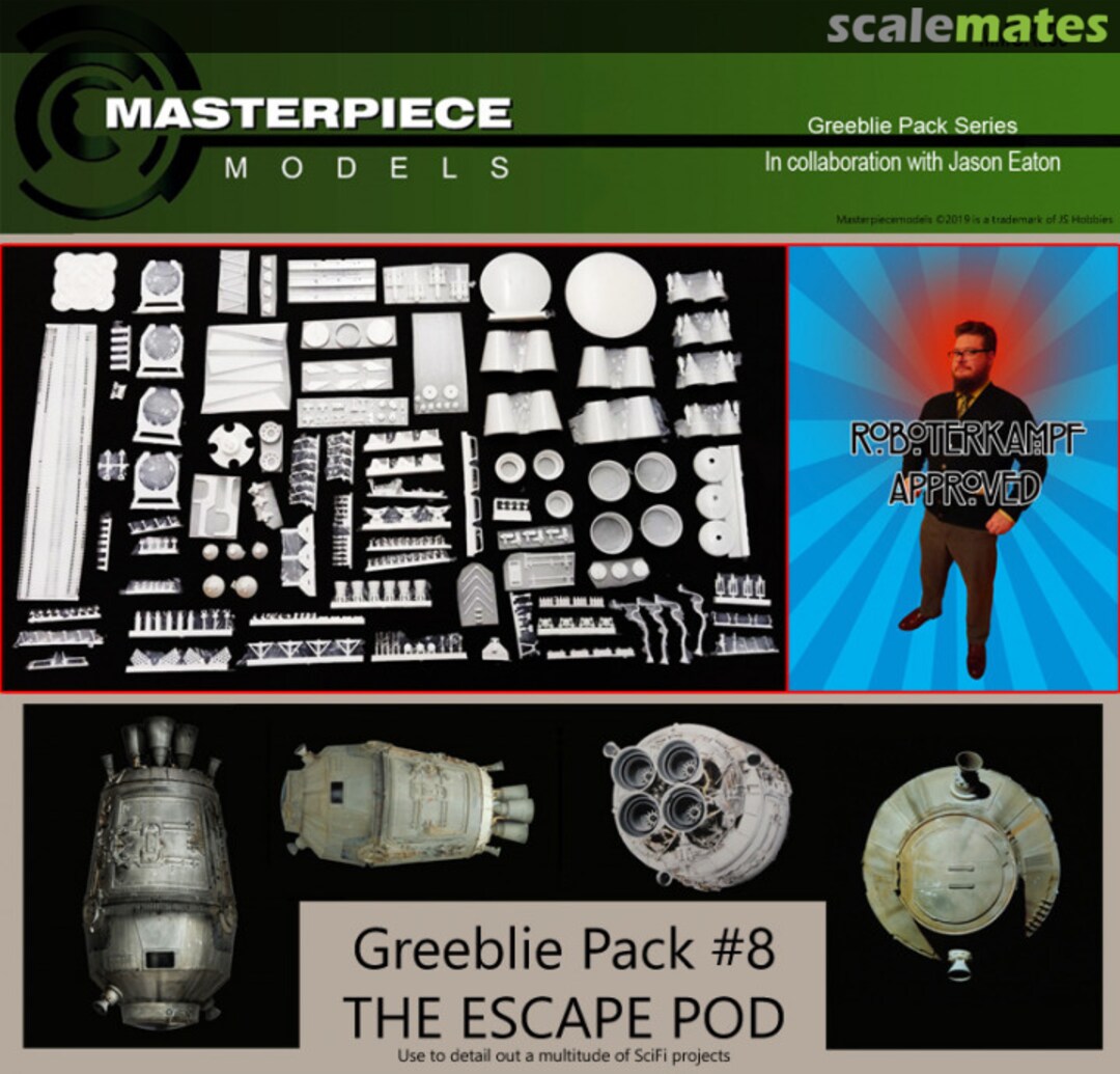 Boxart Greeblie Pack #8 The Escape Pod MMGR008 Masterpiece Models Boxart Greeblie Pack #8 The Escape Pod MMGR008 Masterpiece Models