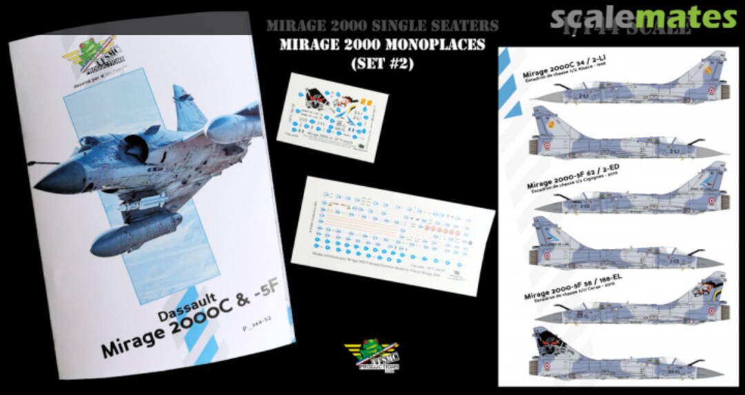 Boxart Dassault Mirage 2000C & -5F P_144-52 FFSMC Productions Boxart Dassault Mirage 2000C & -5F P_144-52 FFSMC Productions