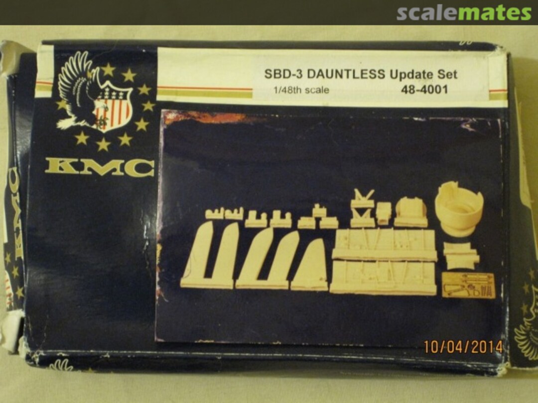 Boxart Douglas SBD-3 Dauntless Update Set 48-4001 KMC