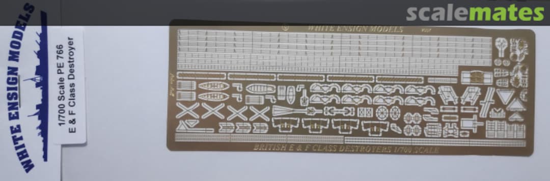 Boxart E & F Class Destroyers PE 766 White Ensign Models Boxart E & F Class Destroyers PE 766 White Ensign Models