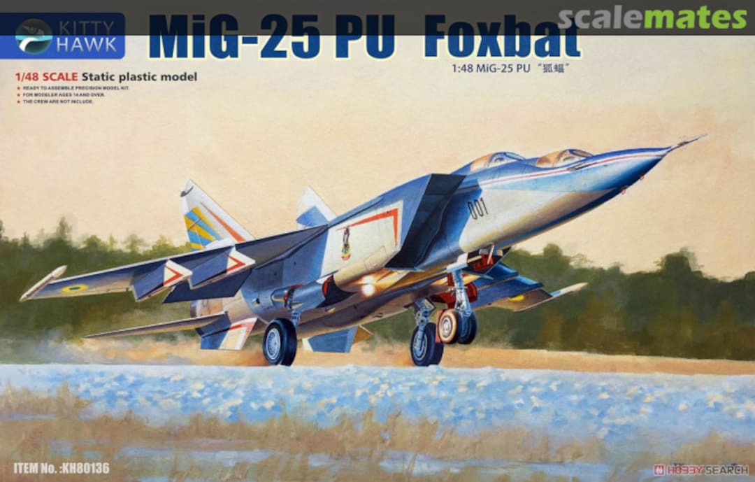 Boxart MiG-25PU Foxbat-C KH80136 Kitty Hawk Boxart MiG-25PU Foxbat-C KH80136 Kitty Hawk
