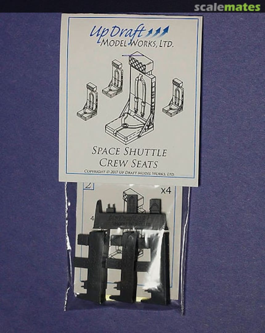 Boxart Space Shuttle Light Weight Crew Seats SKU: 1002 Up Draft Model Works, Ltd. Boxart Space Shuttle Light Weight Crew Seats SKU: 1002 Up Draft Model Works, Ltd.
