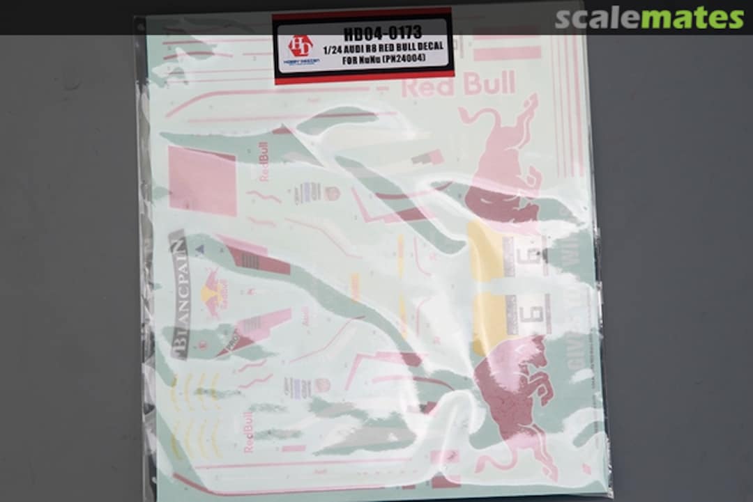 Boxart Audi R8 Red Bull Decal HD04-0173 Hobby Design Boxart Audi R8 Red Bull Decal HD04-0173 Hobby Design