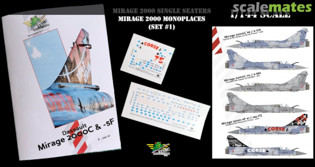 Boxart Dassault Mirage 2000C & -5F P_144-51 FFSMC Productions Boxart Dassault Mirage 2000C & -5F P_144-51 FFSMC Productions