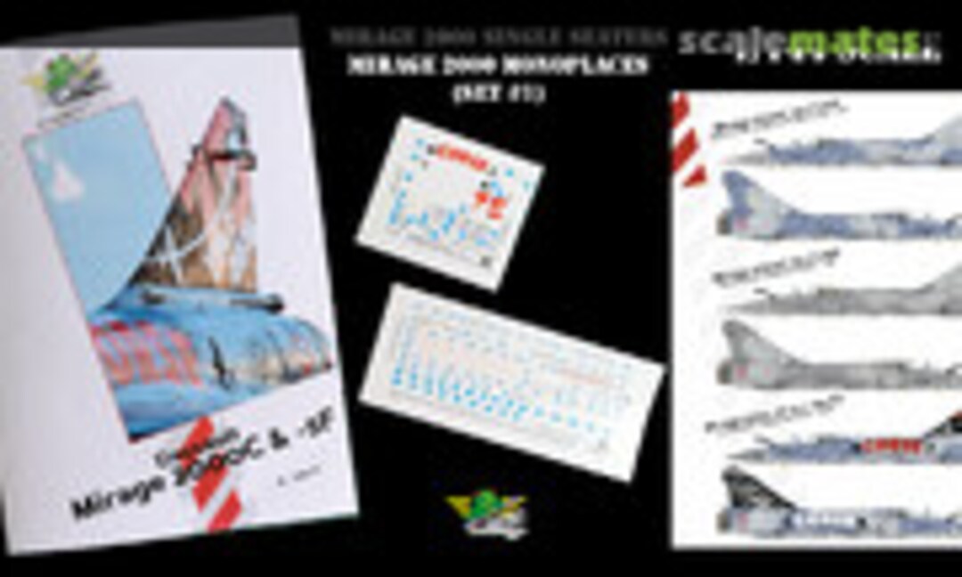 1:144 Dassault Mirage 2000C & -5F (FFSMC Productions P_144-51) P_144-51