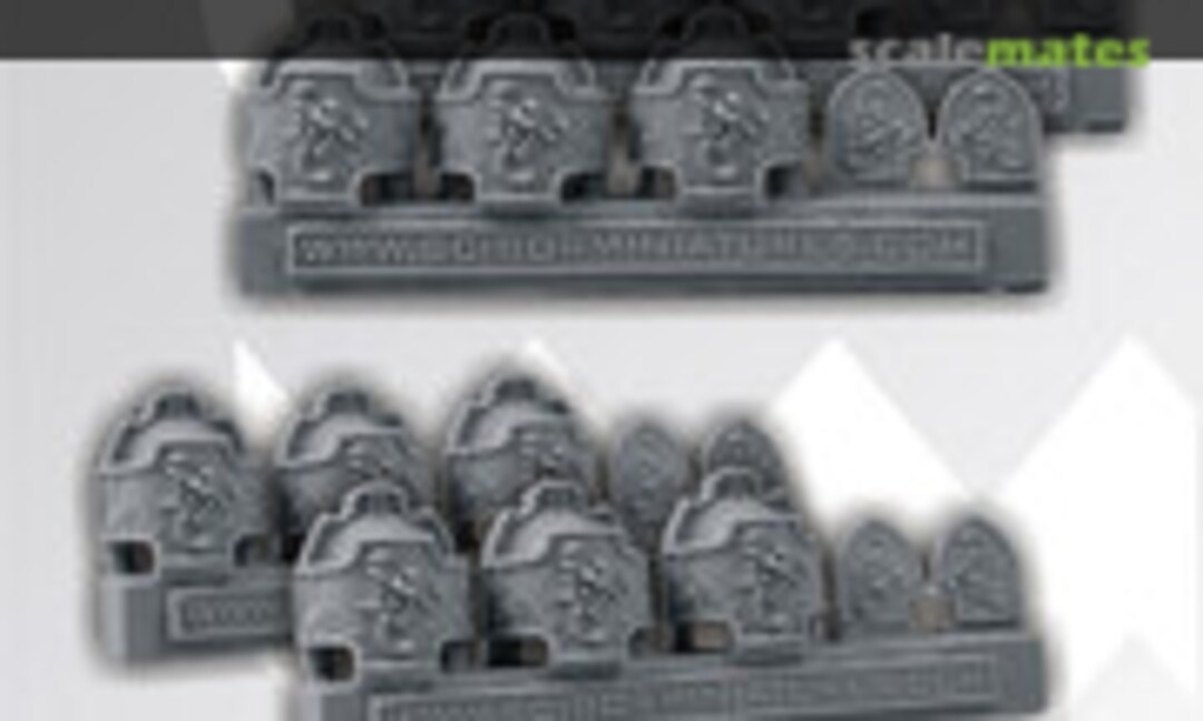 No Scorpion Shoulder Pads (6 pcs) (Scibor Monsterous Miniatures CPAS0054) CPAS0054