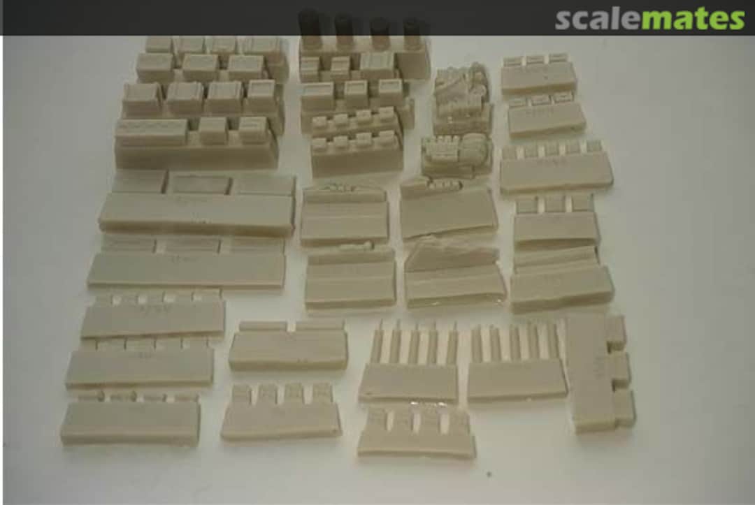 Boxart Stowage equipment for Sherman tanks WW2 MR-72044 MR Modellbau Boxart Stowage equipment for Sherman tanks WW2 MR-72044 MR Modellbau