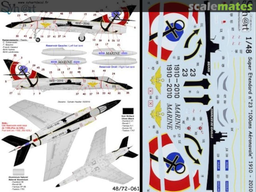 Boxart Dassault Super Etendard Modernisé 72-061 Syhart Boxart Dassault Super Etendard Modernisé 72-061 Syhart