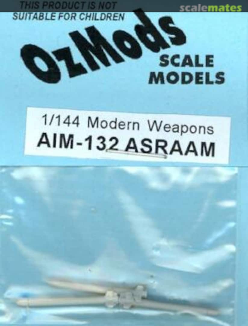 Boxart AIM-132 ASRAAM missile (2 per pack) 0ZCONV14403-6 OzMods Boxart AIM-132 ASRAAM missile (2 per pack) 0ZCONV14403-6 OzMods