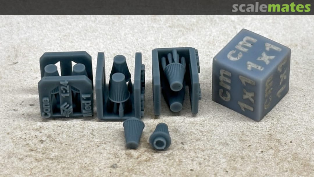 Boxart Cone air filters - type 1 - medium - 4 pieces 24180202 EMP3d Boxart Cone air filters - type 1 - medium - 4 pieces 24180202 EMP3d