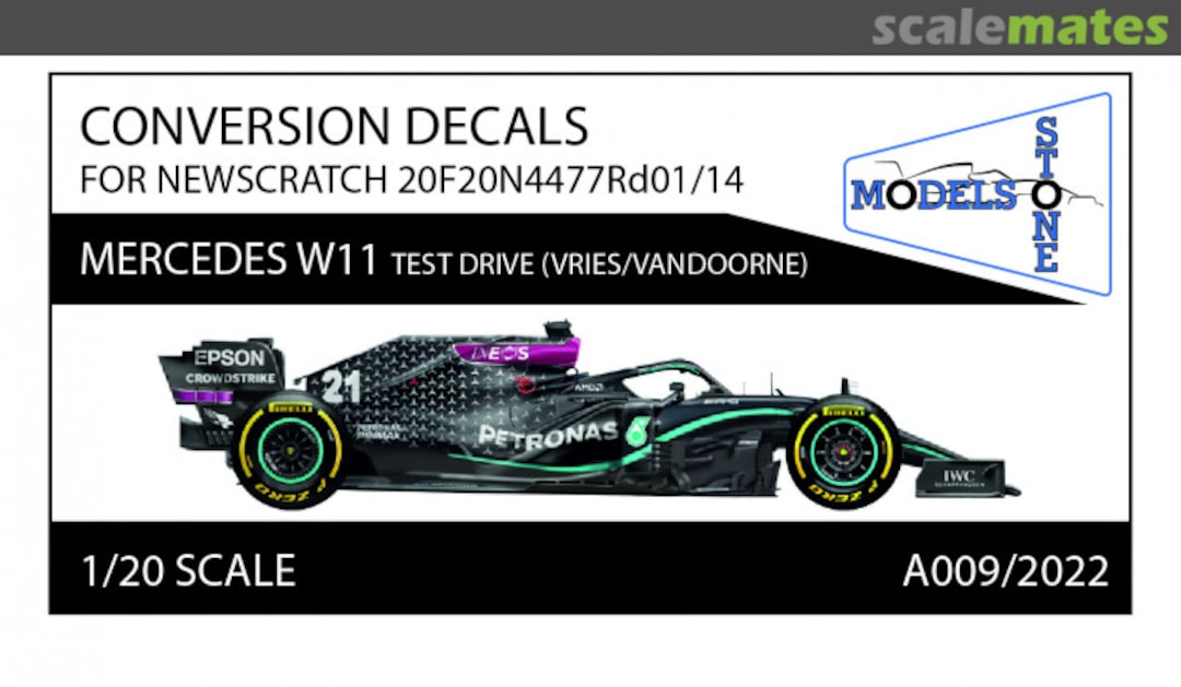 Boxart Conversion Decals - Mercedes-AMG F1 W11 EQ Performance (2020) A009/2021 Stone Models Boxart Conversion Decals - Mercedes-AMG F1 W11 EQ Performance (2020) A009/2021 Stone Models