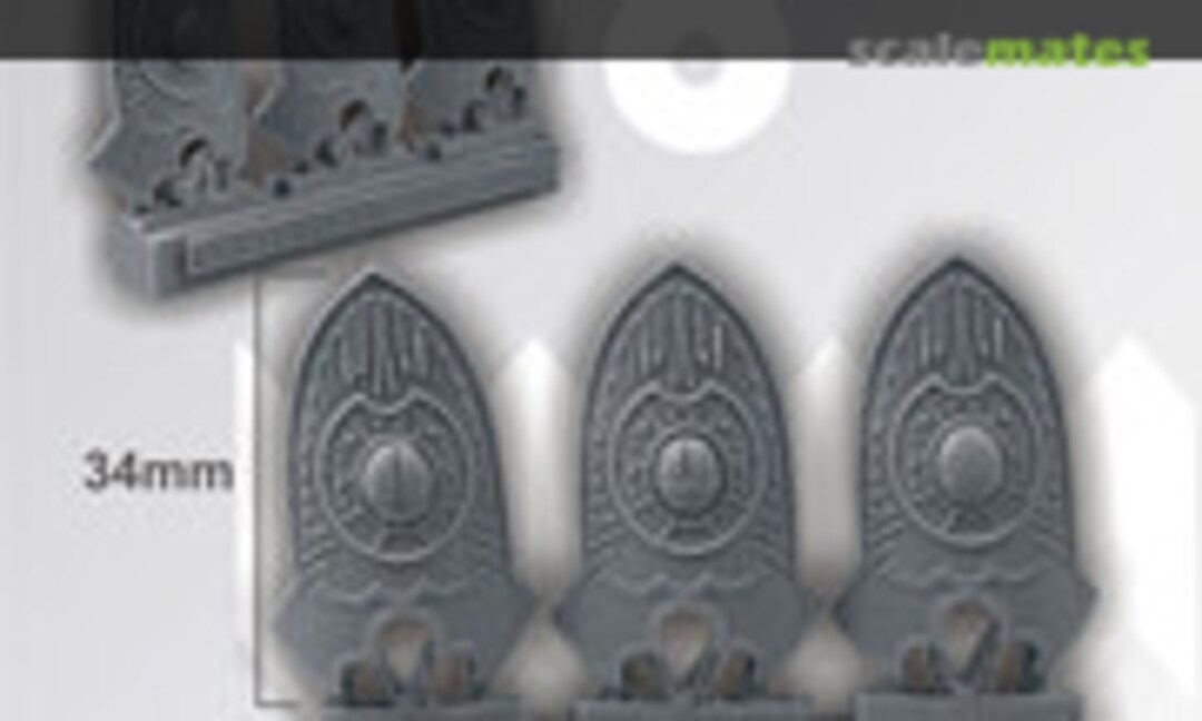 No Egyptian Big Shields (3 pcs) (Scibor Monsterous Miniatures CPAS0055) CPAS0055