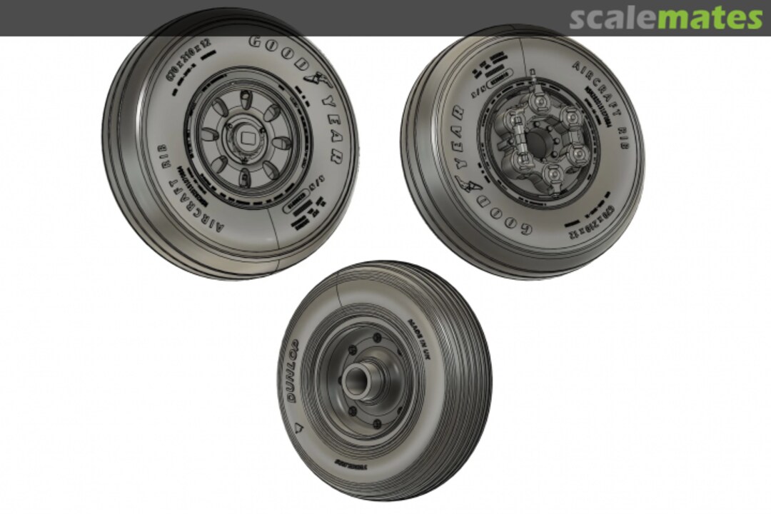 Boxart AMX Wheel set WOL481701 Wolf 3D Resin Parts Boxart AMX Wheel set WOL481701 Wolf 3D Resin Parts