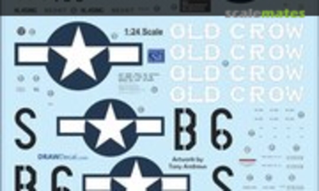 1:24 P-51D "Old Crow" (Draw Decal 24-P51-24) 24-P51-24