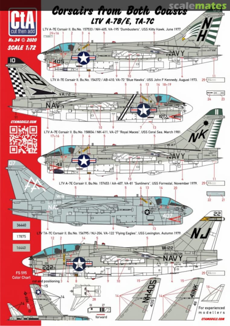 Boxart Corsairs from Both Coasts CTA-034 CtA Models Boxart Corsairs from Both Coasts CTA-034 CtA Models