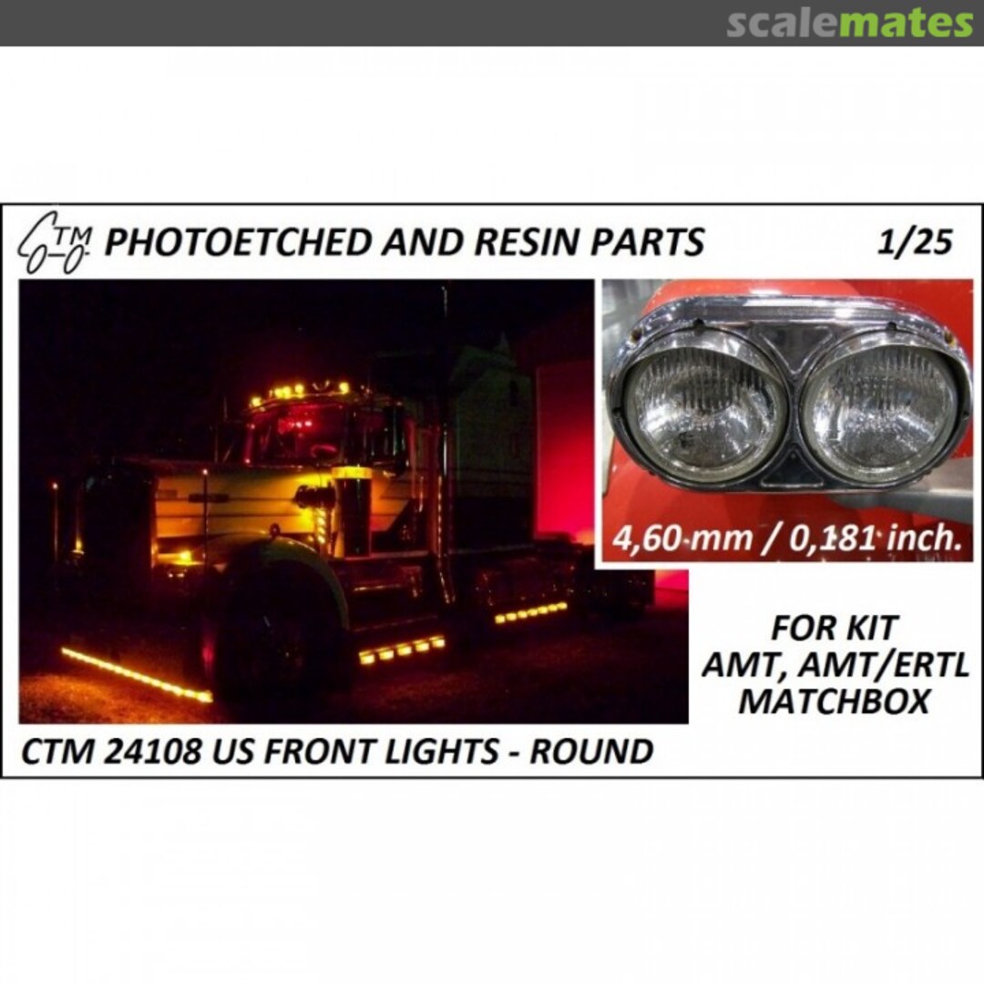 Boxart US Front Lights - Round CTM 24108 Czech Truck Model Boxart US Front Lights - Round CTM 24108 Czech Truck Model