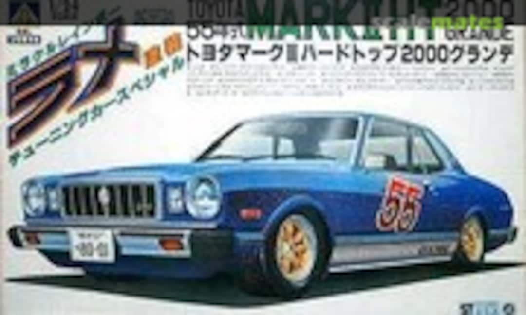 1:24 Toyota Mark II Hardtop 2000 Grande 1980 (Aoshima 3G-53)
