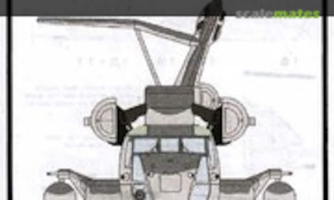 1:48 CH-53 canopy and wheel mask set (Flying Leathernecks FLM48-1) FLM48-1