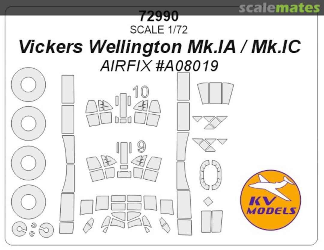 Boxart Wellington Mk.IA / Mk.IC 72990 KV Models Boxart Wellington Mk.IA / Mk.IC 72990 KV Models
