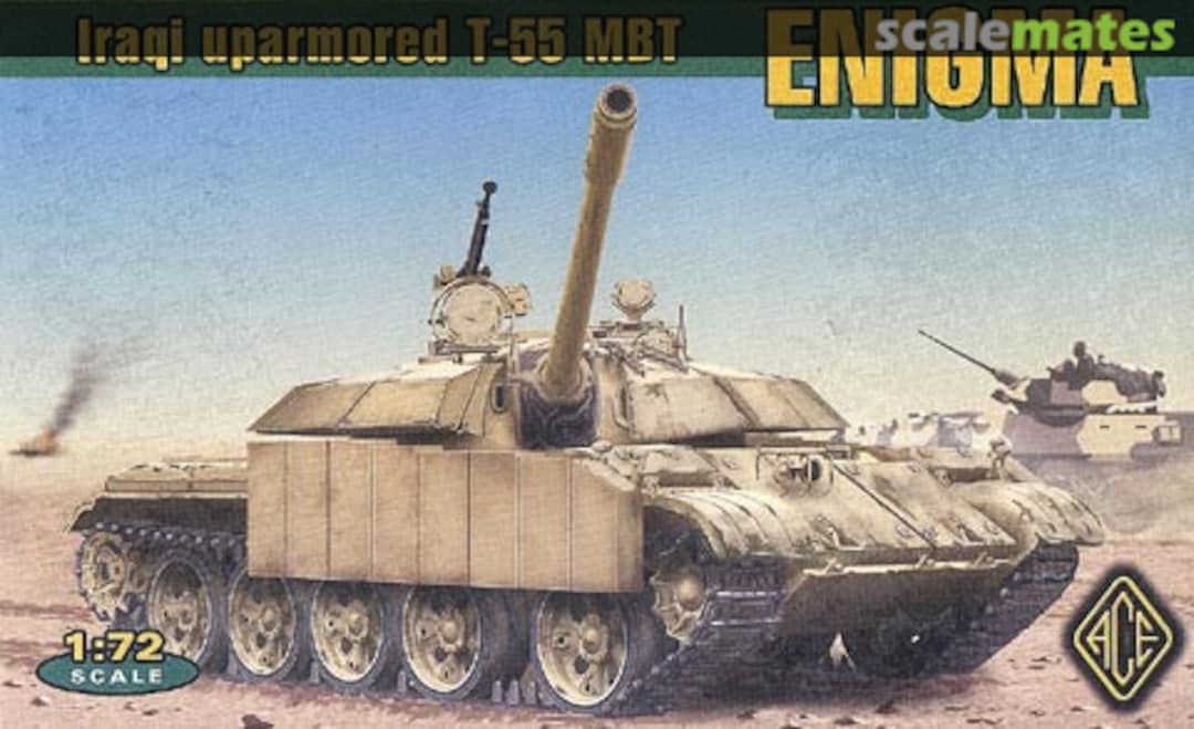 Boxart Iraqi Uparmored T-55 MBT Enigma 72152 ACE Boxart Iraqi Uparmored T-55 MBT Enigma 72152 ACE