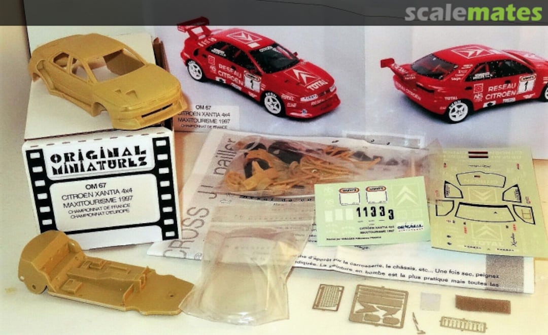 Boxart Citroën Xantia 4x4 "TOTAL" OM67 Original Miniatures Boxart Citroën Xantia 4x4 "TOTAL" OM67 Original Miniatures