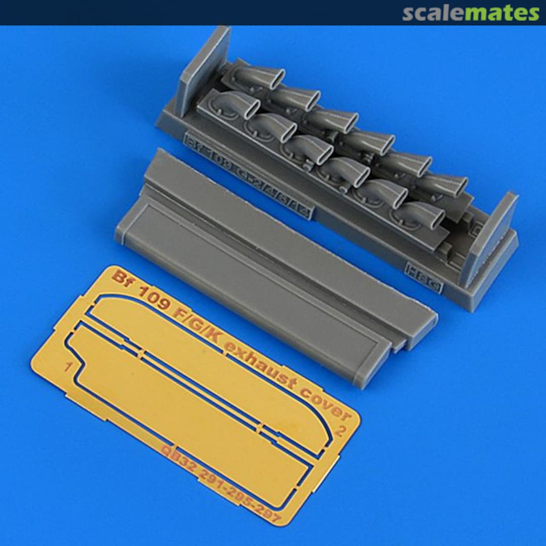 Boxart Bf 109G-2/4/6/14 - Exhaust QB 32 291 Quickboost Boxart Bf 109G-2/4/6/14 - Exhaust QB 32 291 Quickboost