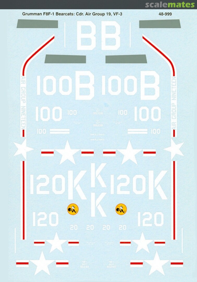 Boxart Grumman F8F-1 Bearcats 48-999 Microscale Boxart Grumman F8F-1 Bearcats 48-999 Microscale