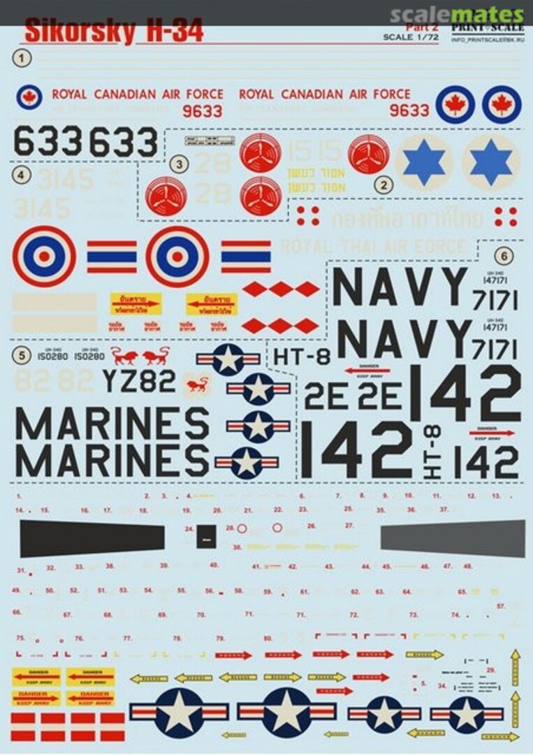 Boxart Sikorsky H-34 72-092 Print Scale Boxart Sikorsky H-34 72-092 Print Scale