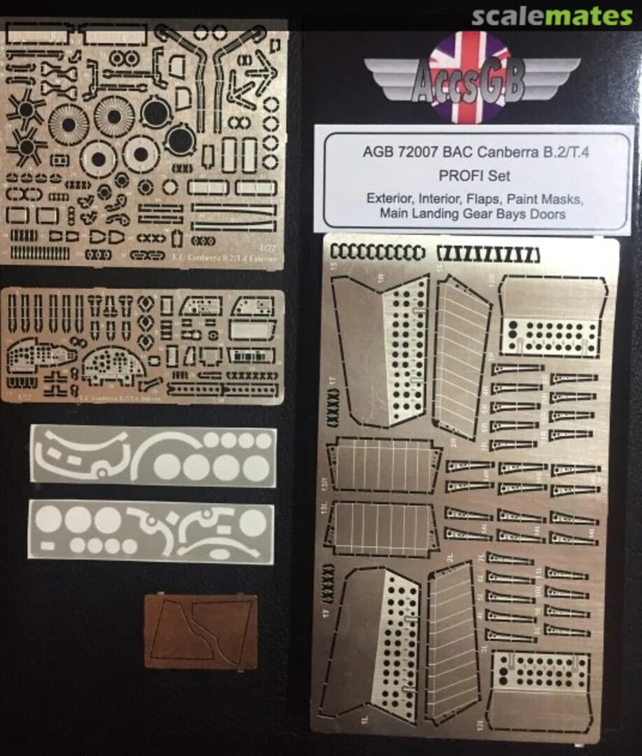 Boxart BAC/EE Canberra B.2/T.4 PROFI Set 72007 AccsGB Boxart BAC/EE Canberra B.2/T.4 PROFI Set 72007 AccsGB