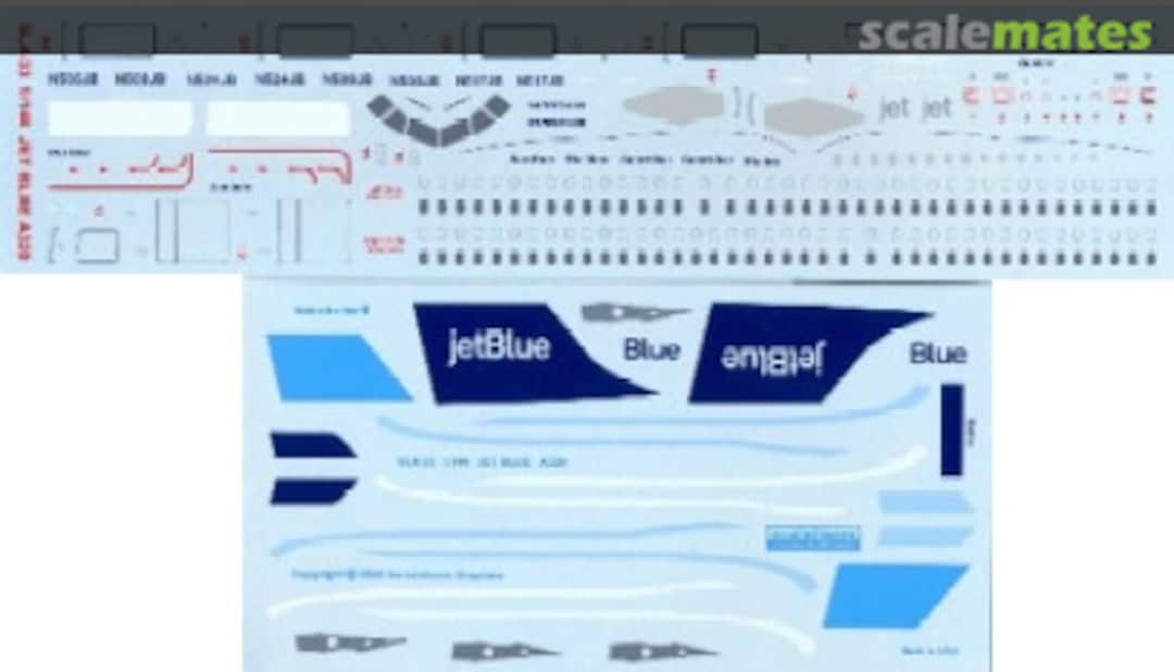 Boxart Airbus A320-232 SL4-33 Scaleliners Decals Boxart Airbus A320-232 SL4-33 Scaleliners Decals