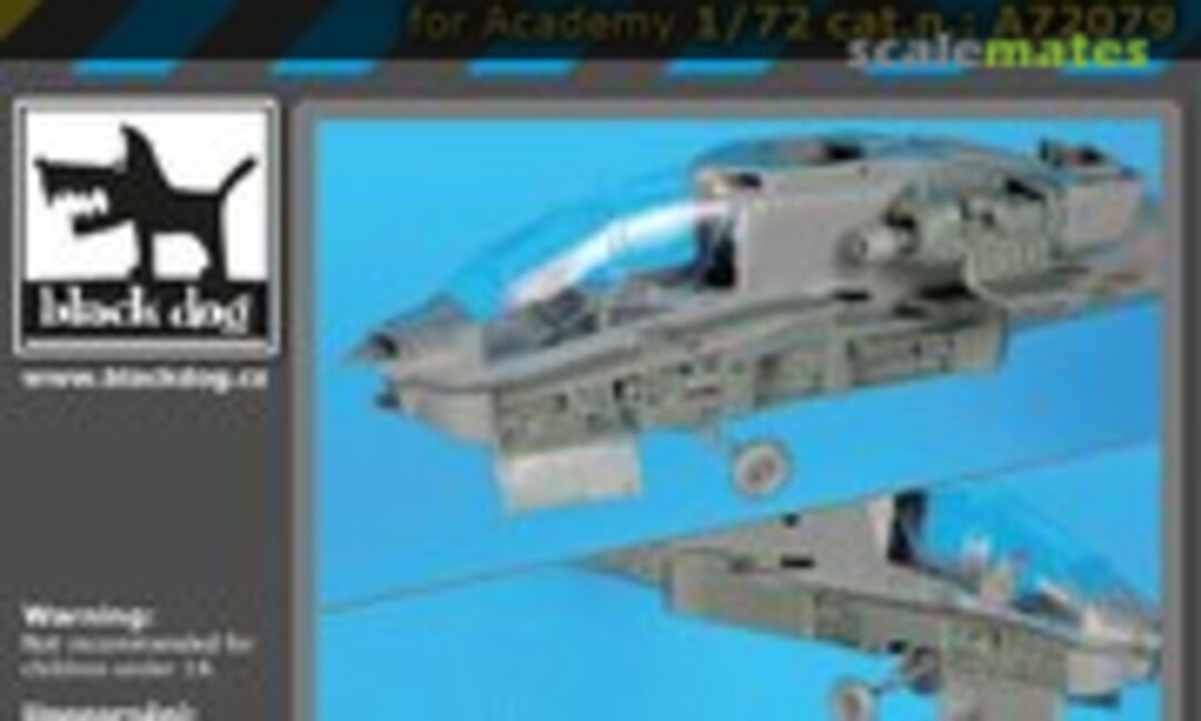 1:72 AH-64 D Apache - Front electronics + engine (Black Dog A72079) A72079