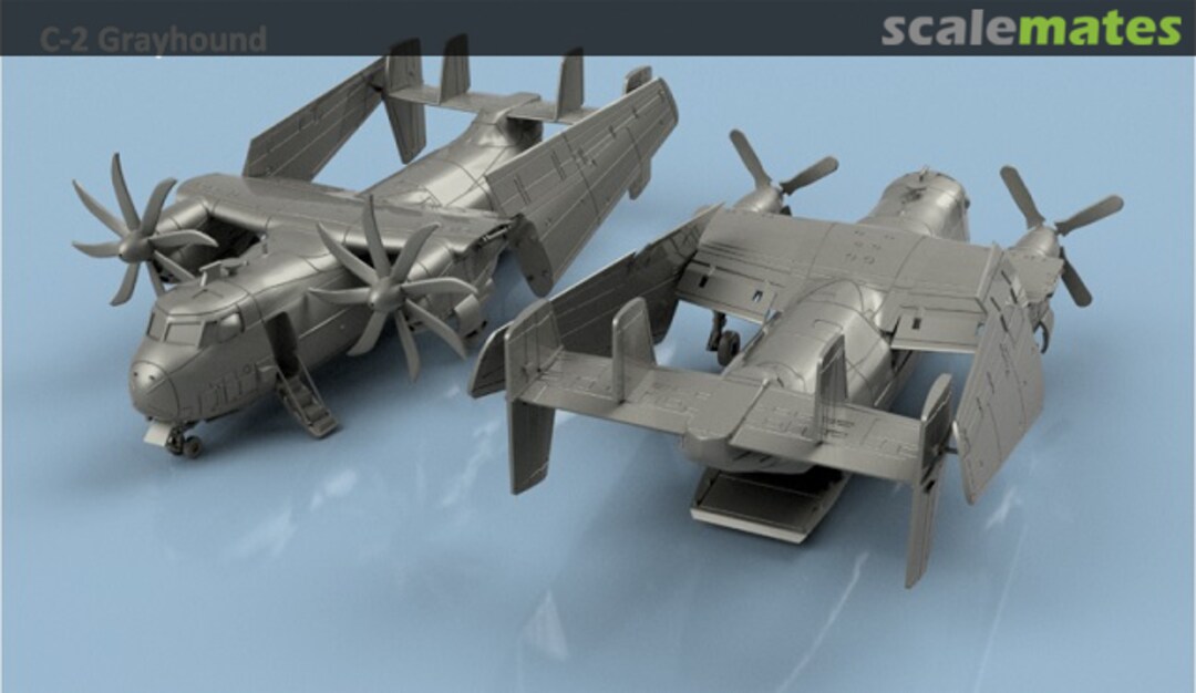 Boxart Grumman C-2 Greyhound folded wings (2 planes) 3D700117 L'Arsenal Boxart Grumman C-2 Greyhound folded wings (2 planes) 3D700117 L'Arsenal