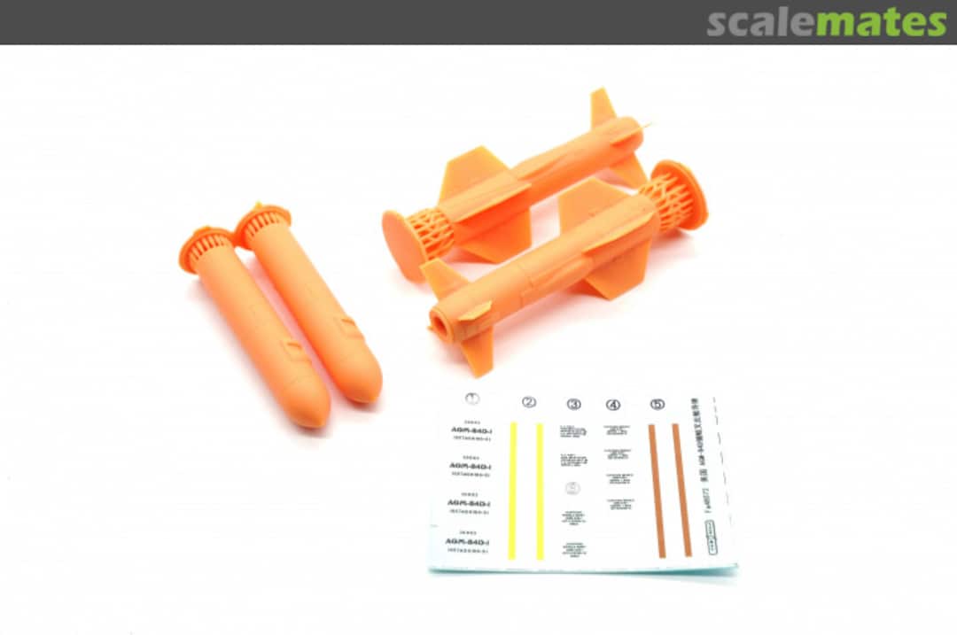 Contents AGM-84D Harpoon Anti-Ship Missile (2 pieces) Fa48070 Fab Scale