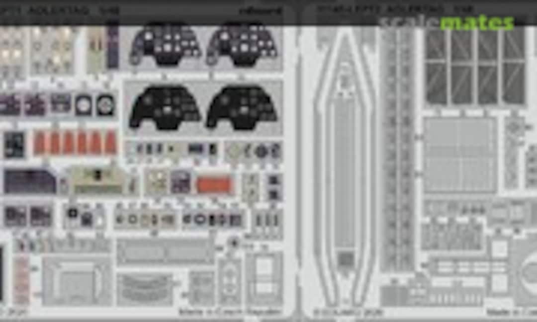 1:48 Adlertag (Bf 110C, C-1, C-6, D, D-0, D-3) PE-Set (Eduard 11145-LEPT) 11145-LEPT