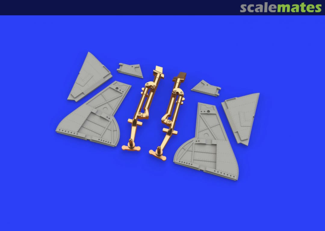 Boxart Tempest Mk.V undercarriage legs BRONZE 648446 Eduard Boxart Tempest Mk.V undercarriage legs BRONZE 648446 Eduard