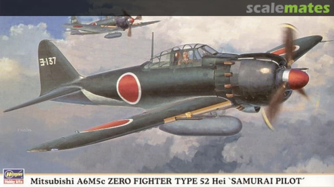 Boxart Mitsubishi A6M5c Zero Fighter Type 52 Hei `Samurai Pilot´ 09606 Hasegawa Boxart Mitsubishi A6M5c Zero Fighter Type 52 Hei `Samurai Pilot´ 09606 Hasegawa