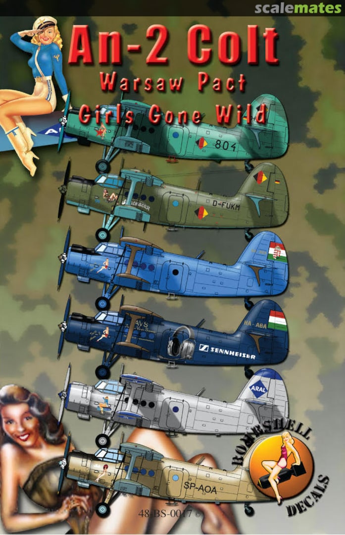 Boxart Antonov An-2 'Colt' 48-BS-0017 Bombshell Decals Boxart Antonov An-2 'Colt' 48-BS-0017 Bombshell Decals