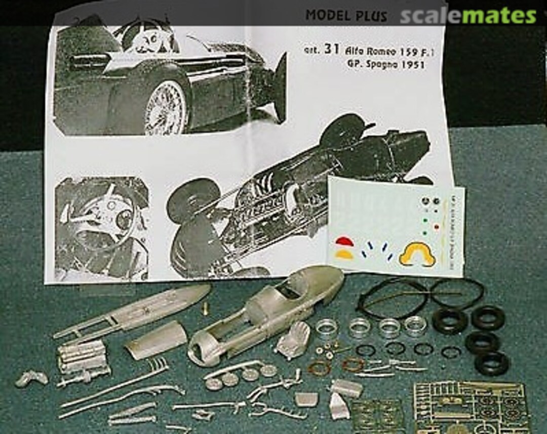 Boxart Alfa Romeo 159 F1 MP31 MG Model Plus Boxart Alfa Romeo 159 F1 MP31 MG Model Plus