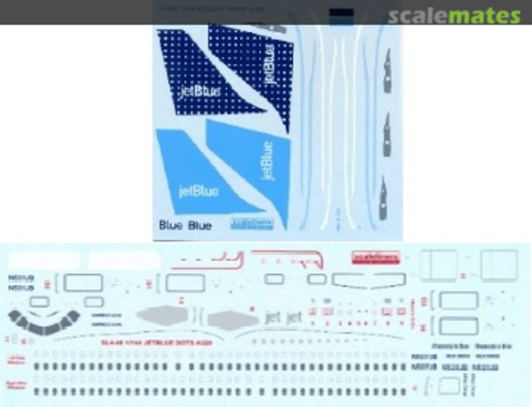 Boxart Airbus A320-232 SL4-40 Scaleliners Decals Boxart Airbus A320-232 SL4-40 Scaleliners Decals