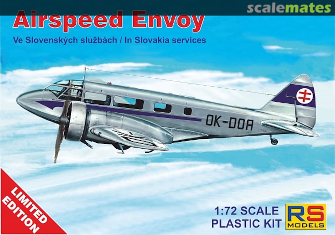 Boxart Airspeed Envoy 94005 RS Models Boxart Airspeed Envoy 94005 RS Models