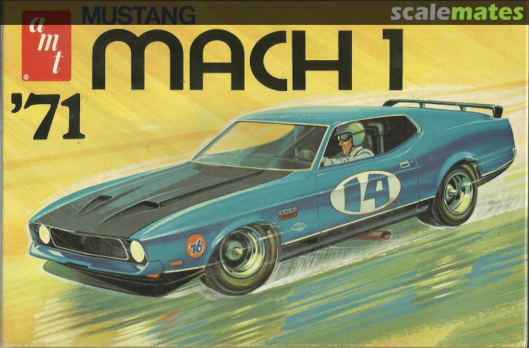 Boxart '71 Mustang Mach 1 T114-225 AMT Boxart '71 Mustang Mach 1 T114-225 AMT