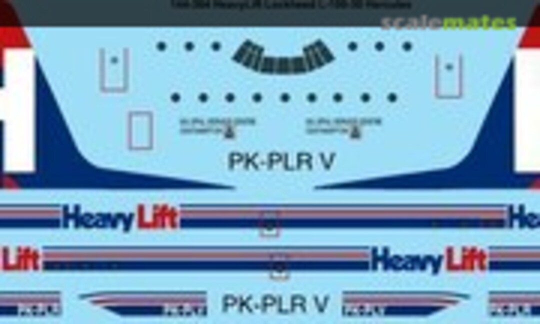 1:144 HeavyLift Lockheed L-100-30 Hercules (26 Decals 144-364)