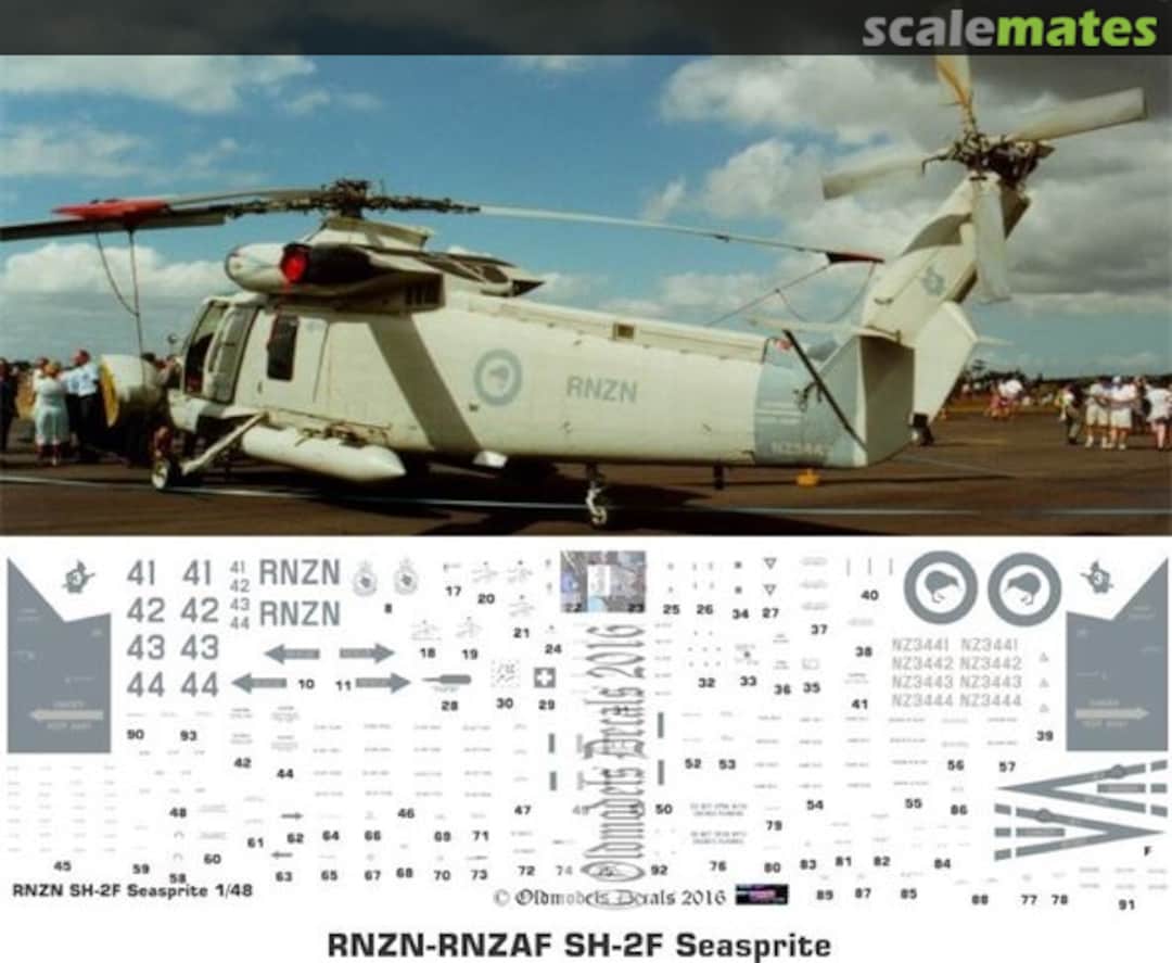 Boxart RNZAF/RNZN SH-2F Seasprite OMD0832B Oldmodels Decals Boxart RNZAF/RNZN SH-2F Seasprite OMD0832B Oldmodels Decals