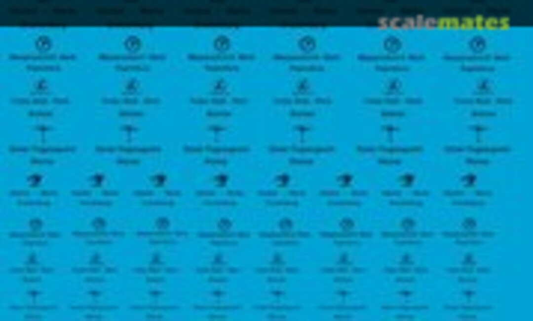 1:72 Transportkisten Beschriftungen deutsche Flugzeugwerke (Peddinghaus-Decals EP 2538) EP 2538