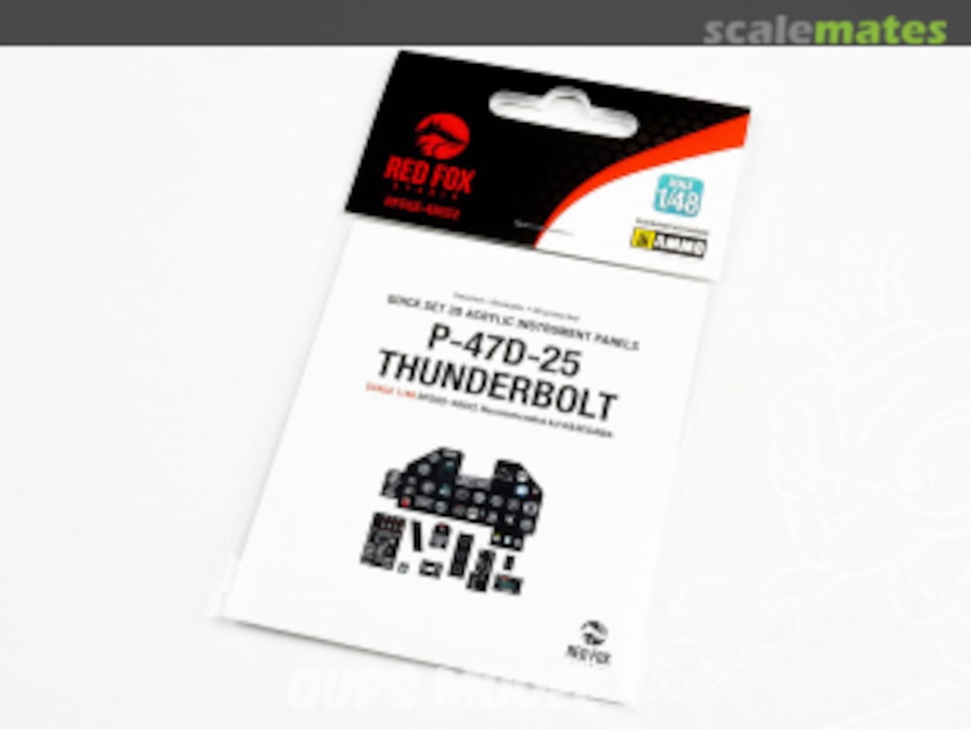 Boxart P-47D-25 Thunderbolt Hasegawa RFSQS-48022 Red Fox Studio Boxart P-47D-25 Thunderbolt Hasegawa RFSQS-48022 Red Fox Studio