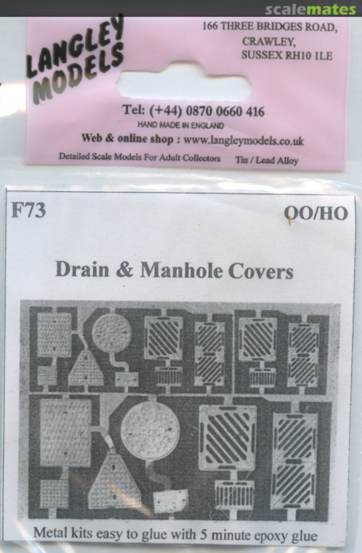 Boxart Drain & Manhole Covers F73 Langley Models Boxart Drain & Manhole Covers F73 Langley Models